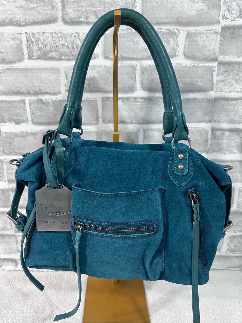 Free People Forest Dew Suede Baby Emerson